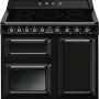 Smeg TR103IBL2 inductie fornuis - zwart - 100 cm - Victoria