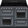 Smeg TR4110IGR2 inductie fornuis - lei grijs - 110 cm. breed - outlet