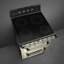 Smeg TR62IP2 inductie fornuis - crème - 60 cm. breed