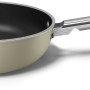 Dankzij de vernieuwde bodem van deze Smeg wokpan is PFAS niet meer aanwezig