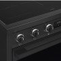 Smeg B95IMAN9 inductie fornuis - volledig antraciet