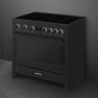 Smeg B95IMAN9 inductie fornuis - volledig antraciet