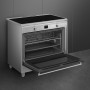De oven van de Smeg CG90CIXT beschikt over hetelucht, grill en onder/bovenwarmte