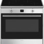 De Smeg CG90CIXT is een 90 centimeter breed inductie fornuis