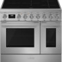Smeg CPF92IMX inductie fornuis - rvs - dubbele oven - Portofino