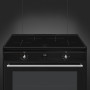De Smeg CX91IMBL heeft een fraai design met twee knoppen en touch control bediening