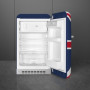 Het interieur van de Smeg FAB10RDUJ5 koelkast Union Jack (Engelse vlag)