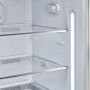 De Smeg FAB28RCR5 koelkast creme - rechtsdraaiend is voorzien van heldere LED verlichting door de hele koelkast