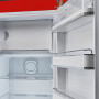Bovenin ziet u het vriesvak van de Smeg FAB28RDMC5 koelkast Multicolor