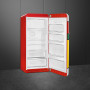 De Smeg FAB28RDMC5 koelkast Multicolor heeft een rode kast