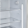 De LED strips in de Smeg FAB28RDRB5 koelkast zorgen voor goed zicht