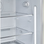 Op deze foto zijn de lichtstrips en de thermostaat van de Smeg FAB28RDTP5 koelkast zichtbaar