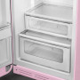 Het interieur van de Smeg FAB30LPK5 is sterk verbeterd en voorzien van een LED lichtzuil