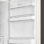 Smeg FAB30RCR5 rechtsdraaiende retro koelkast - creme