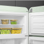 Smeg FAB30RPG5 retro jaren 50 koelkast - water groen - rechtsdraaiend
