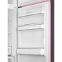 Smeg FAB30RPK5 rechtsdraaiende retro koelkast - roze