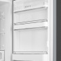 Smeg FAB30RSV5 rechtsdraaiende retro koelkast - zilver metallic