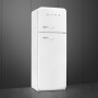 Smeg FAB30RWH5 rechtsdraaiende retro koelkast - wit