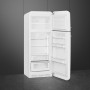 Smeg FAB30RWH5 rechtsdraaiende retro koelkast - wit