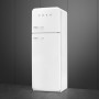 Smeg FAB30RWH5 rechtsdraaiende retro koelkast - wit