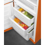 Smeg FAB32LOR5 retro jaren 50 koelkast oranje - linksdraaiend