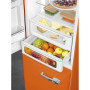 Smeg FAB32LOR5 retro jaren 50 koelkast oranje - linksdraaiend