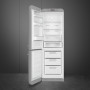 Smeg FAB32LSV5 retro jaren 50 koelkast zilver - linksdraaiend