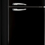 Het exterieur van de Smeg FAB50RBL5 koelkast zwart