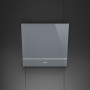 Smeg KV26S afzuigkap schuin anti-hoofdstoot - zilver