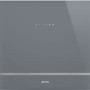 Smeg KV26S afzuigkap schuin anti-hoofdstoot - zilver