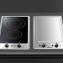 De SMEG inbouw tepan yaki PGF30T1 gecombineerd met bijpassende inductie kookplaat