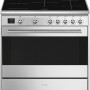 Smeg SCB95CIX inductie fornuis - roestvrijstaal