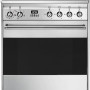 Smeg SNLK61MX9 gas fornuis - roestvrijstaal - 60 cm. breed
