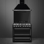 Smeg TR90NNLK9 fornuis - zwart - 90 cm. breed - Victoria
