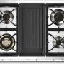 Steel A10FF-4B Ascot gas fornuis - 100 cm breed