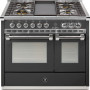 Steel A10FF-4T Ascot gas fornuis - 100 cm breed in de kleur Antracite