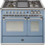 Steel A10FF-4T Ascot gas fornuis - 100 cm breed in de kleur Celeste