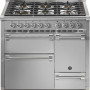 Steel AQ10SFF-D-6W Ascot gas fornuis - 100 cm - combi-stoomoven