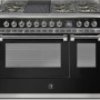 Steel AQ12SF-6B Ascot gas fornuis - combi-stoomoven - 120 cm.