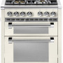 Steel AQ7SF-4 Ascot gas fornuis met combi-stoomoven - 70 cm breed