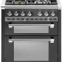 Steel AQ7SF-4 Ascot gas fornuis met combi-stoomoven - 70 cm breed