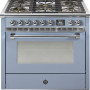 Steel AQ9S-4M Ascot gasfornuis - combi-stoomoven - met 6 kW mega wok
