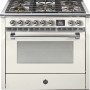 Steel AQ9S-4M Ascot gasfornuis - combi-stoomoven - met 6 kW mega wok