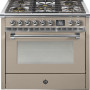 Steel AQ9S-4M Ascot gasfornuis - combi-stoomoven - met 6 kW mega wok