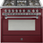 Steel AQ9S-4M Ascot gasfornuis - combi-stoomoven - met 6 kW mega wok
