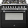 Steel AQ9S-4M Ascot gasfornuis - combi-stoomoven - met 6 kW mega wok