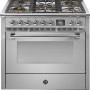 Steel AQ9S-4M Ascot gasfornuis - combi-stoomoven - met 6 kW mega wok
