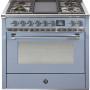 Steel AQ9S-4T Ascot gasfornuis - combi-stoomoven - met frytop bakplaat