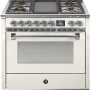Steel AQ9S-4T Ascot gasfornuis - combi-stoomoven - met frytop bakplaat