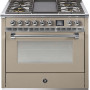 Steel AQ9S-4T Ascot gasfornuis - combi-stoomoven - met frytop bakplaat